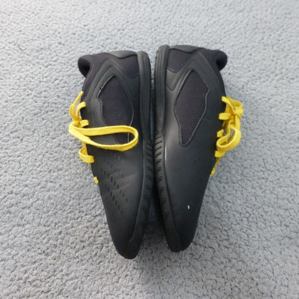 Adidas Predator Accuracy.4 Mens 10 Indoor Turf Soccer Cleats Black Yellow - Picture 6 of 10